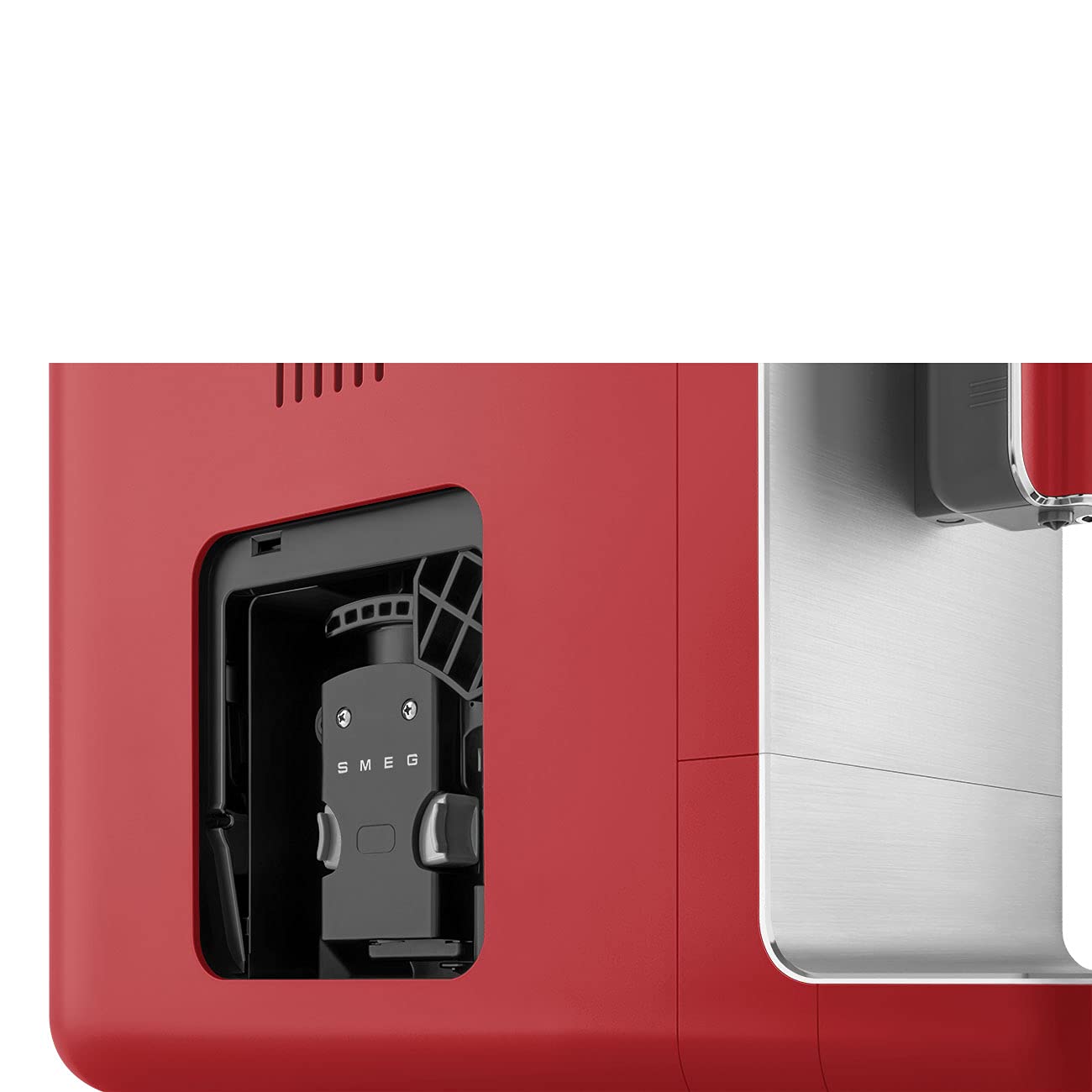 Smeg BCC01RDMUS Fully Automatic Coffee Machine, Red