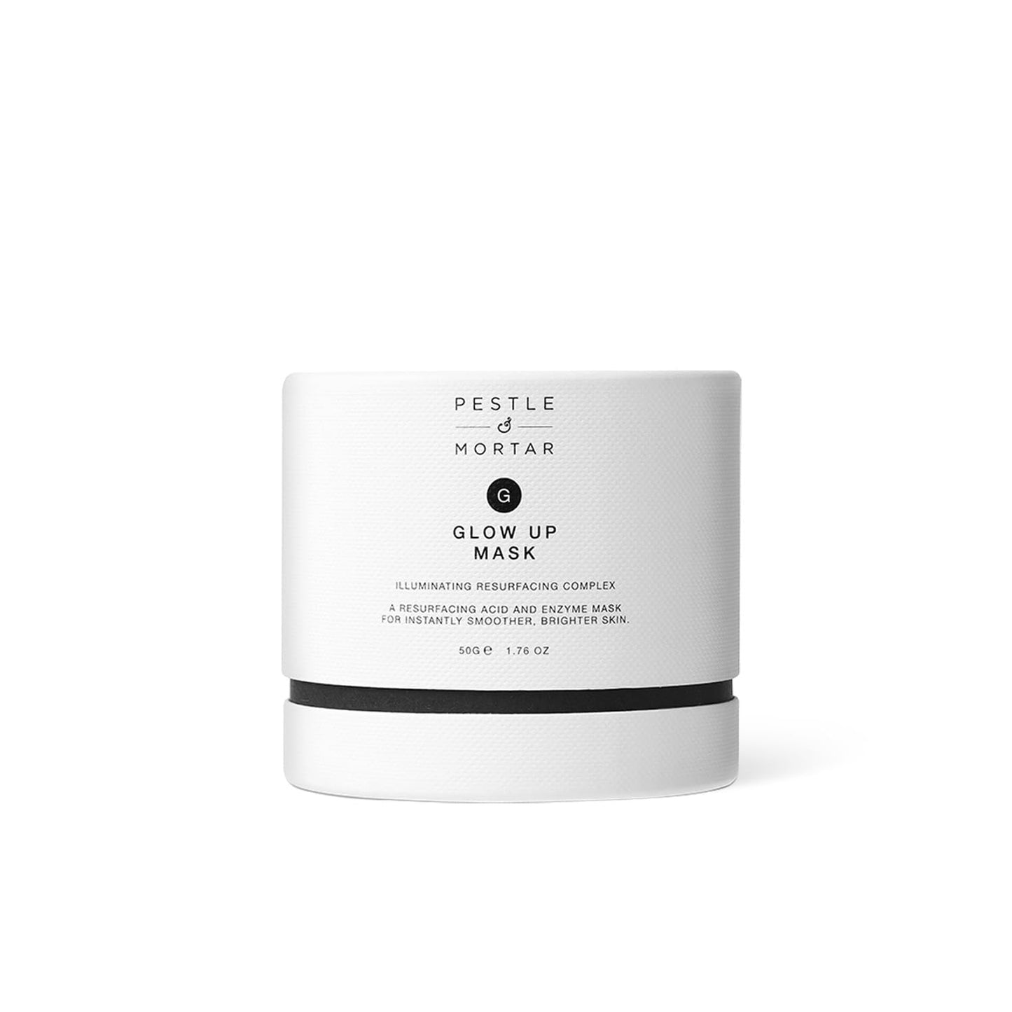 Pestle & Mortar Glow Up Mask,A resurfacing acid and enzyme mask for instantly smoother, brighter skin 1.76 oz
