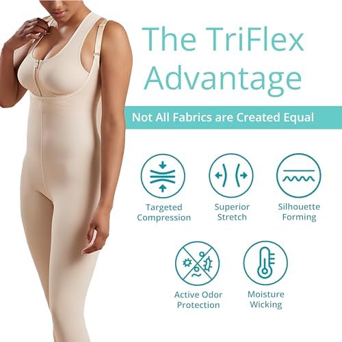 MARENA SFBHM2 Stage 2 Pull-On Girdle with High-Back – Adjustable Mid-Calf Length Girdle
