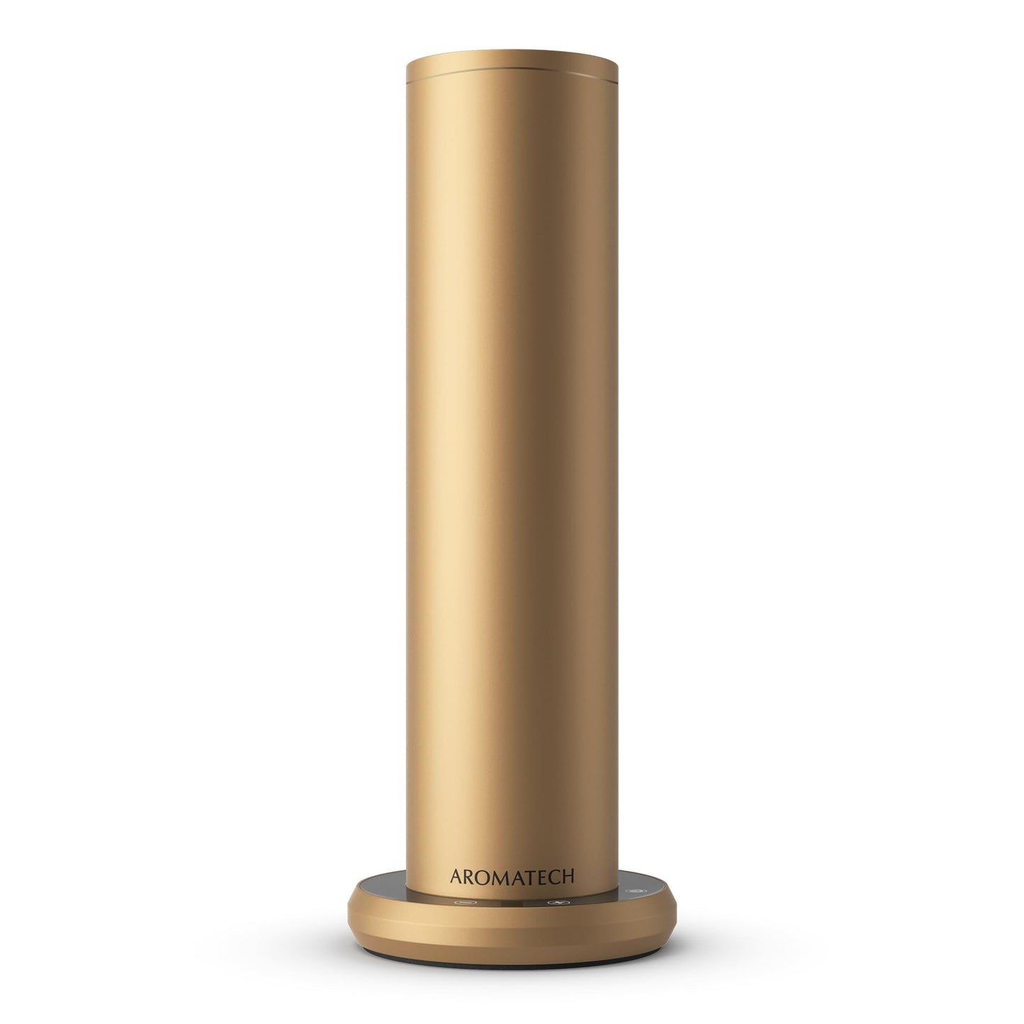 AromaTech New AroMini BT Plus Scent Diffuser w/Bluetooth – Cold-Air Diffusion Scent Machine for Home, Office, Hotel, Spa – Nebulizing Diffusion System for Essential Oil Blends (Gold)