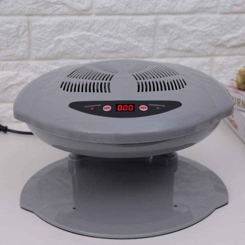 Dioche Nail Fan Dryer with Automatic Sensor Nail Polish Dryer, Nail Drying Fan for Regular Polish Nail Blow Dryer for Living Room and Home (Silver)