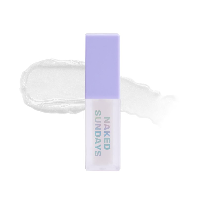 Naked Sundays SPF50 Glow & Go Lip Oil, 4.5ml – Hydrating Lightweight Lip Gloss with High Sun Protection, Non-Sticky, Vegan, Glossy & Softening Lip Care