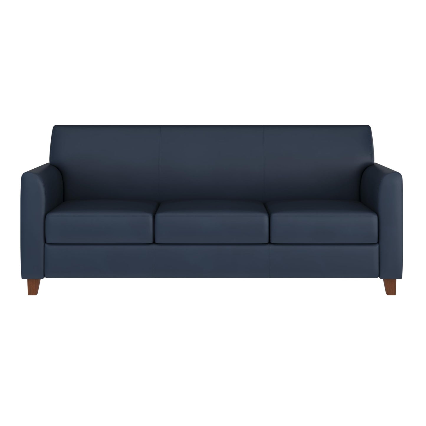 Flash Furniture Hercules Diplomat Series Commercial Grade Navy LeatherSoft Reception Sofa