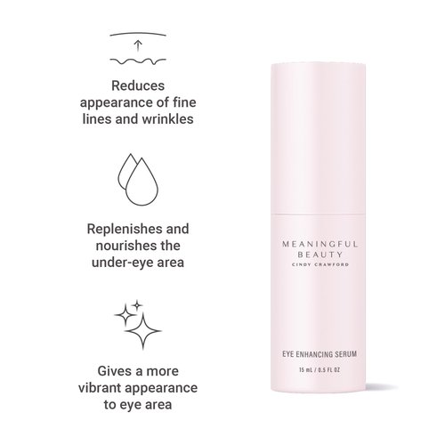 Meaningful Beauty Eye Enhancing Serum Anti-Wrinkle Hydrating Formula, 0.5 Fl Oz