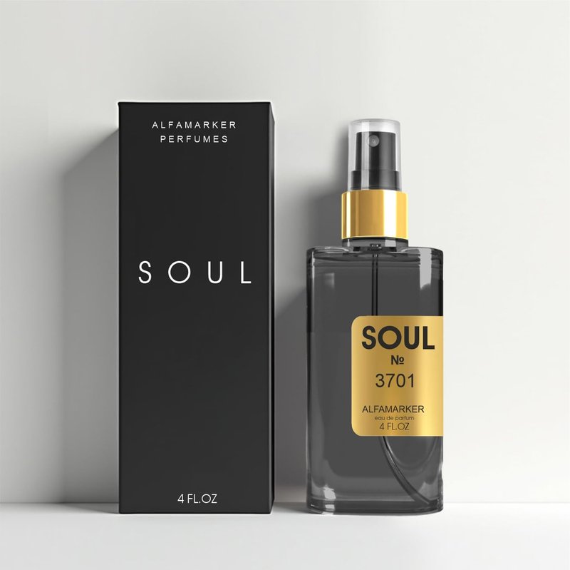 ALFAMARKER SOUL № 3701 Lucky Idol – Perfume for Women | Long Lasting Eau de Parfum Spray 4.0 Fl Oz / 120ml | Boutique-Inspired Floral Fruity Women’s Fragrance