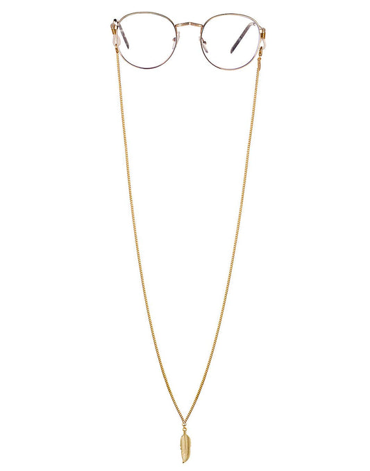 AllenCOCO Glasses Chain, Eyeglass Strap For Women Sunglasses - 14K Gold Eyeglasses Chain, Eye Glasses Holders Around Neck