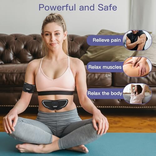 Wireless TENS Unit, Dual Host Muscle Stimulator with APP Control Up to 26 Modes, for Pain Relief, Portable and Rechargeable TENS Unit Muscle Stimulator
