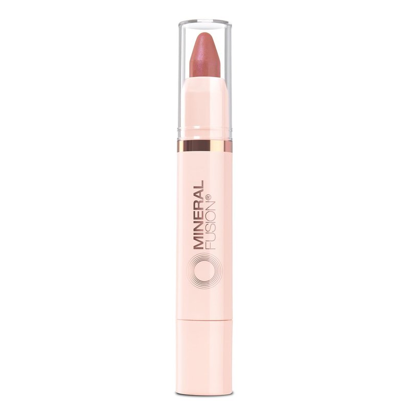 Mineral Fusion NEW Sheer Moisture Lip Tint, Buildable Lip Color, Hydrating Lip Balm with Jojoba Oil, Shea Butter & More, Hydrates & Nourishes, FD&C Dye-Free & Hypoallergenic, Resilient, Earthy Berry