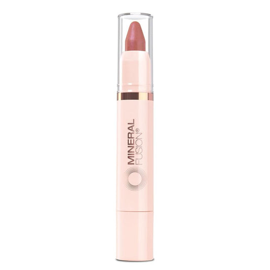 Mineral Fusion NEW Sheer Moisture Lip Tint, Buildable Lip Color, Hydrating Lip Balm with Jojoba Oil, Shea Butter & More, Hydrates & Nourishes, FD&C Dye-Free & Hypoallergenic, Resilient, Earthy Berry