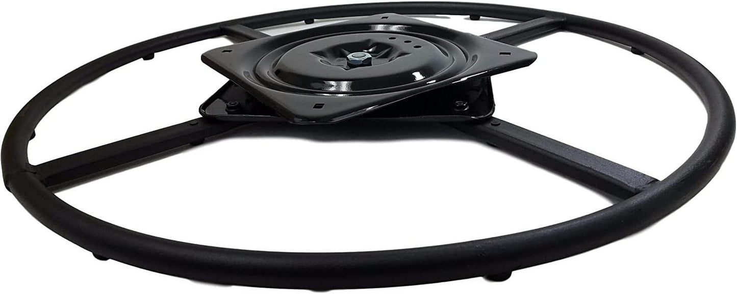 Skuehod 24 Inch Heavy Duty Recliner Chair Swivel Ring Base Kit with 10 inch Swivel Plate, Chair Replacement Parts Bottom Mechanism