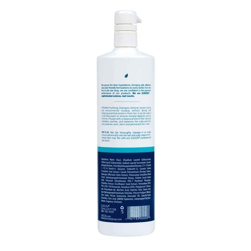 SUDZZFX Nyrvana Purifying – Hair Loss Formula for Men & Women – Protect, Refresh & Go – Color-Treated Routine – Sulfate Free, 33.8 Fl Oz