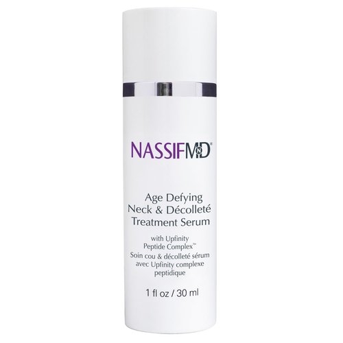 NassifMD Age Defying Neck & Décolleté Serum, Lifts and Firms Thin Neck Skin, Hydrates and Smooths