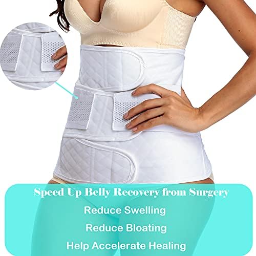 Post Belly Band Postpartum Recovery Belt Girdle Belly Binder, Cotton
