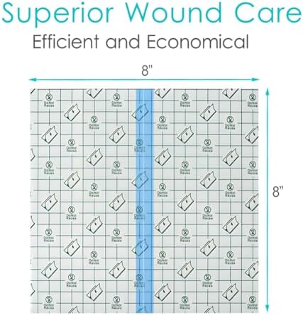 8" x 8" Ostomy Shower Cover [Pack of 50], Ostomy Bag Shower Protector Stoma Shower Guard Colostomy Shower Shields Waterproof Bandage for Women Men Showering