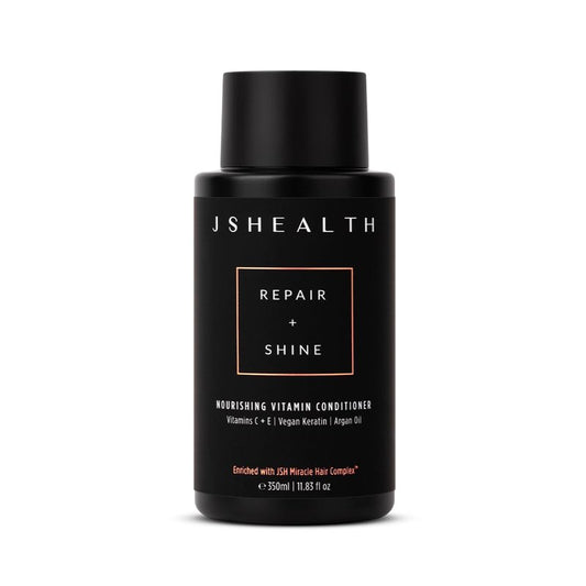 JSHealth Nourishing Conditioner - Vitamin-Enriched Deep Treatment for Dry, Colored Hair - With Keratin, Argan Oil, and Vitamins C & E | Sulfate-Free, Vegan, 350ml