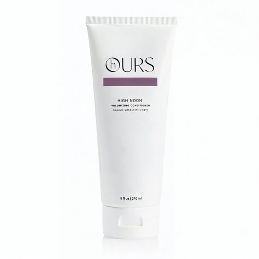 hOURS High Noon Volumizing Conditioner for Fine & Thin Hair - Professional Moisturizing Formula with Coconut Oil & Vitamin E -Paraben, Sulfate Free, Color-Safe Formula for Lifted Hair 8oz