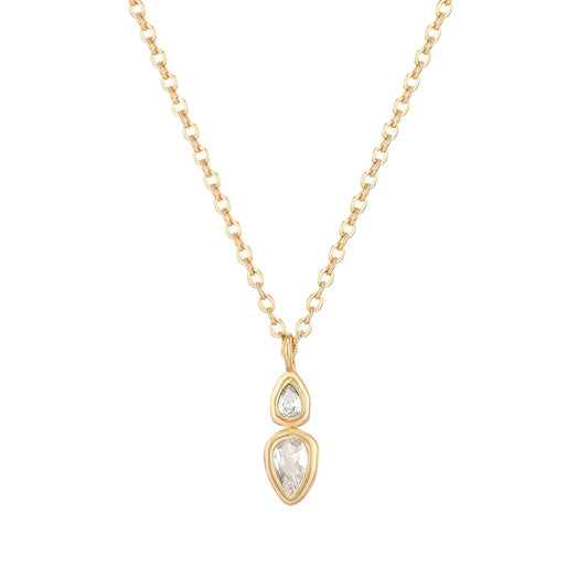925 sterling Silver Lariet Necklace, 14K Yellow Gold Long Y Necklace with Zircon Geometric Long, Vintage Charm Silver Lariat Jewelry Accessories, Simple Shiny Gold Lariet Necklace for Women