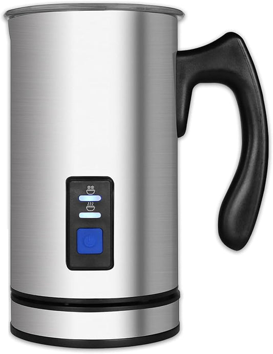 AIZYR Electric Detachable Milk Frother and Steamer Stainless Steel Milk Warmer with Hot & Cold Foam for Coffee, Hot Chocolates, Cappuccino,110v
