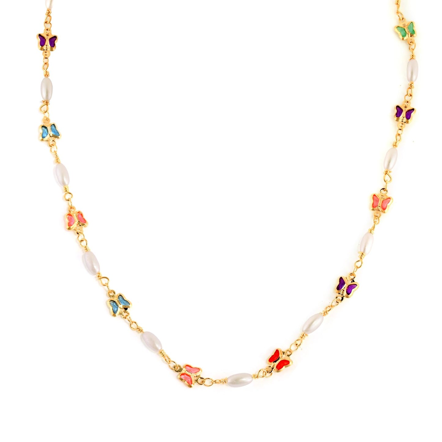 ENGCKSHI Necklace for Women, Dainty Long 14K Gold Y-Shaped Necklace Jewelry Trendy Beaded Layered Chain Drop Necklaces Jewelry Women Gifts