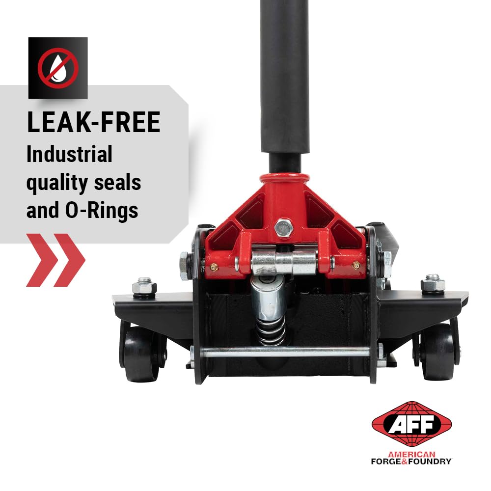 AFF 3.5 Ton Floor Jack - Lightning Lift Hydraulic Car Jack - Super Duty