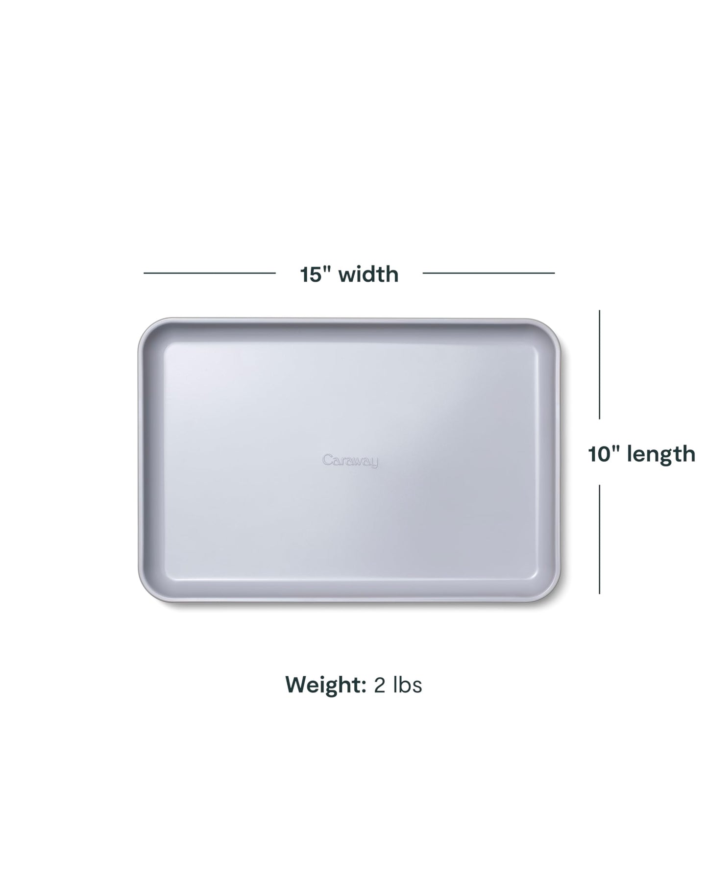 Caraway Non-Stick Ceramic Medium Baking Sheet - Naturally Slick Ceramic Coating - Non-Toxic, PTFE & PFOA Free - Perfect for Baking, Roasting, and More - Medium (15" x 10") - Perracotta