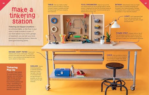 The Tinkering Workshop: Explore, Invent & Build with Everyday Materials; 100 Hands-On STEAM Projects