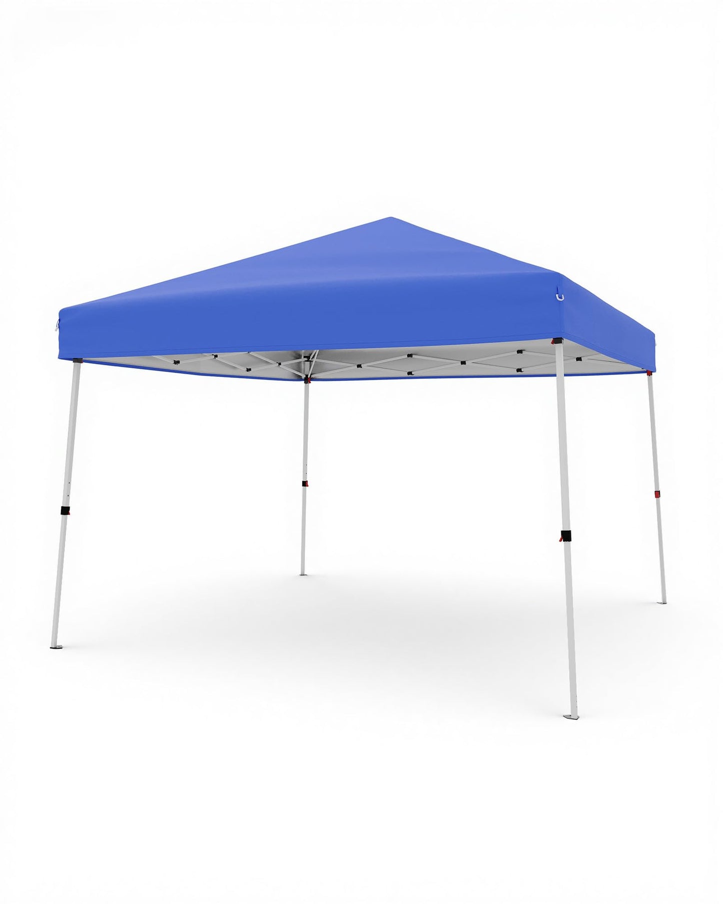Canopy Tent, GarveeLife 10X10 FT Pop Up Canopy Outdoor Instant Tent Slant Legs with Carrying Bag, Portable Gazebo Shelter for Patio Deck Garden Beach - 8X8 FT Canopy Cover (Blue)