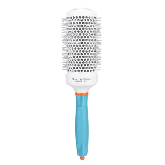 Baxnore Aluminum Moroccan Oil Round Brush, Round Hair Brush, Roller Hairbrush for Blow Drying, Curling, Straightening, 10.6x1.3in, 25#, Pink (53# (1200 single model price 11))