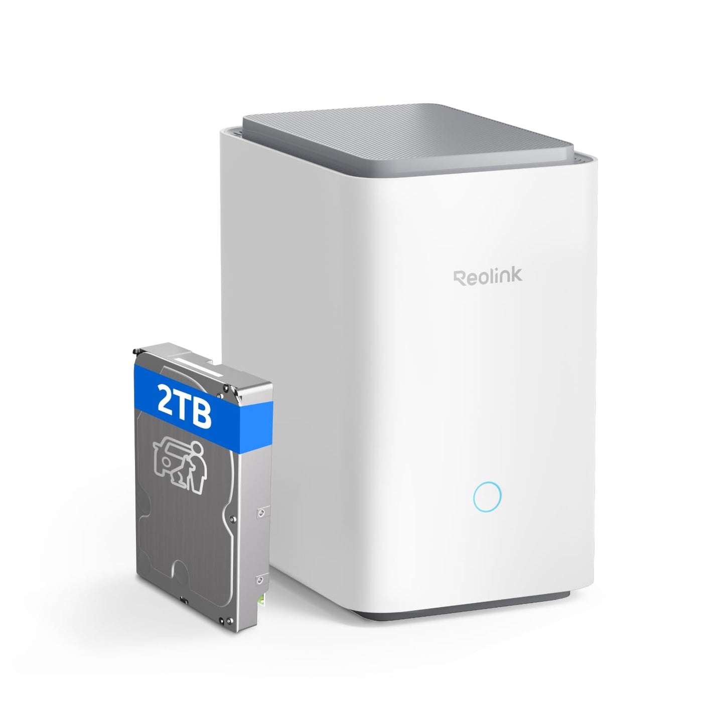 REOLINK Home Hub Pro, Centralized Control for up to 24 Security Cameras, up to 16TB HDD Storage, 2TB HDD Included, AES-128 Encryption, 16MP Streaming, Wi-Fi 6, and 120dB Siren. No Monthly Fees