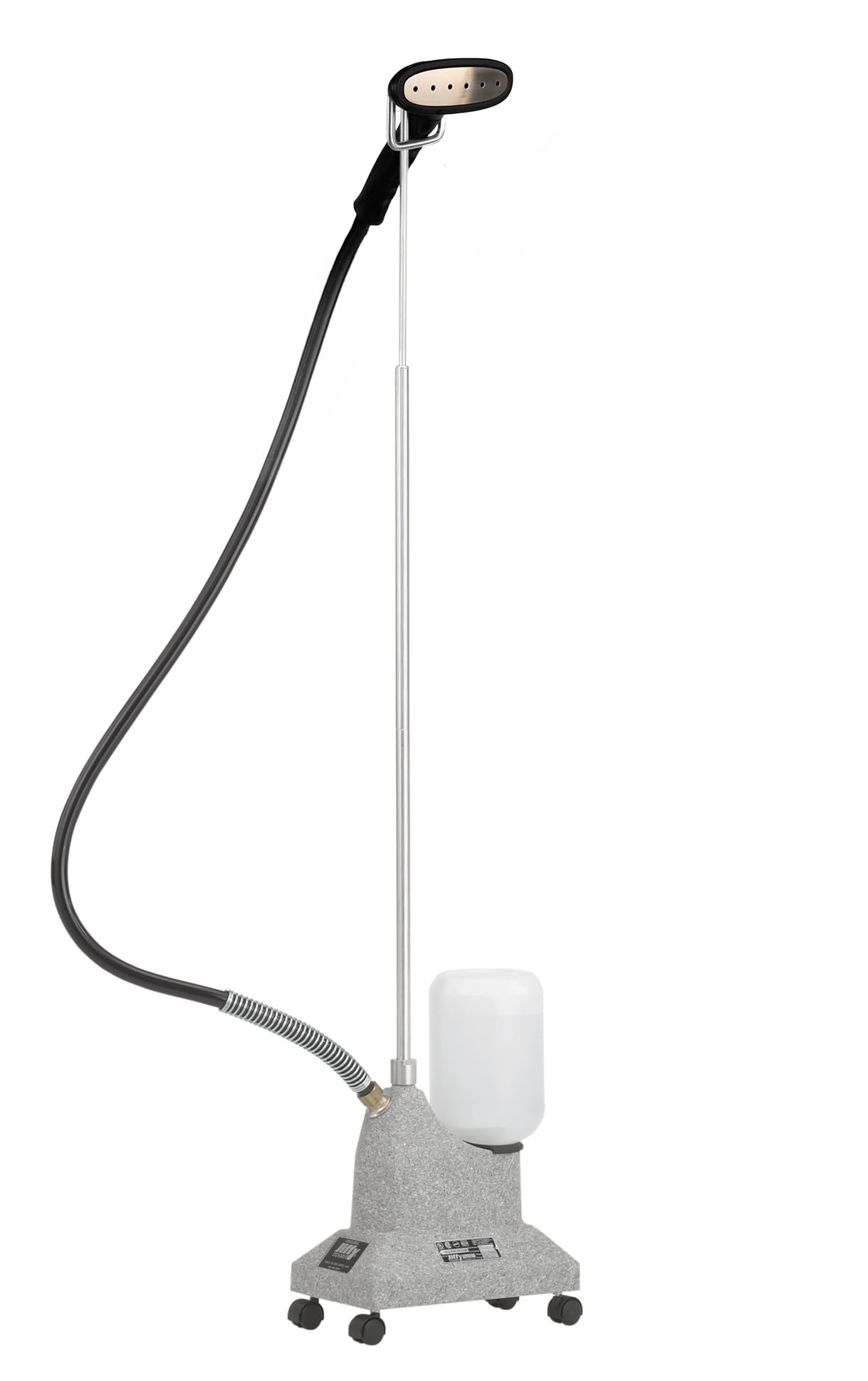 J-2S Jiffy Garment Steamer with Plastic Head and Stainless Steel Face, 120 Volt,Grey