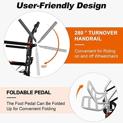 World's Lightest (Only 16lbs) Portable Transit Travel Wheelchair, Folding Transport Wheelchairs for Adults and Seniors Support 220lbs, Lightweight Aluminum Wheelchair for Elderly
