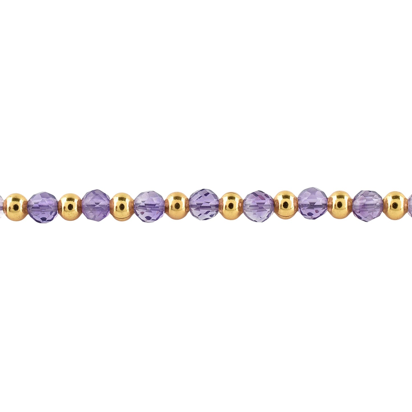 InfinityGemsArt Amethyst Bracelets For Women, Natural February Birthstone Jewelry, Purple Beads Beaded Stone Bolo Slider Crystals Gemstones 14K Gold Plated Adjustable Chain, Valentines Day Gifts