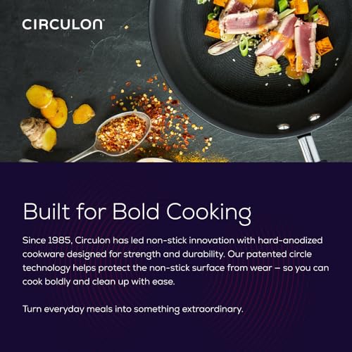 Circulon A1 Series with ScratchDefense Technology Nonstick Induction Cookware/Pots and Pans Set, 9 Piece, Graphite