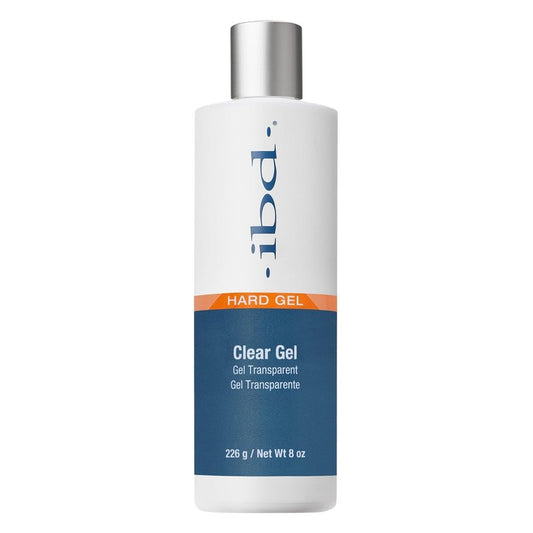 Ibd UV Hard Gel Builder Gel, for Nail Sculpting, Nail Extensions & Overlays, Salon & At-Home Use, Clear, 8 Oz