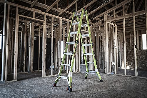 Little Giant Ladder Systems Dark Horse 2.0, M17, 17ft, Multi-Position Ladder, Fiberglass, Type 1A, 300 lbs Weight Rating, (16117-001)