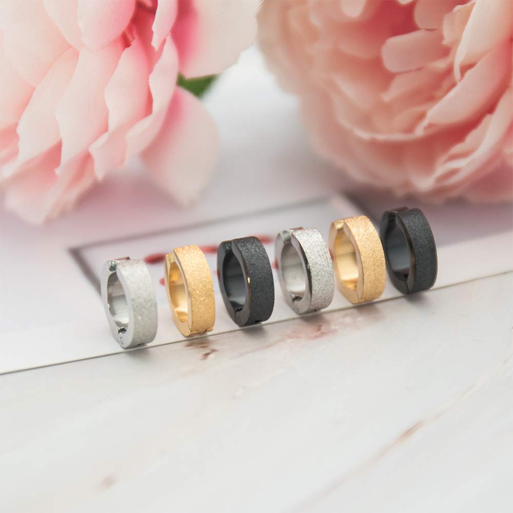 NEWITIN 15 Pairs Magnetic Stud Earrings for Men Clip on Earrings Stainless Steel Magnet Earring Unisex Dangle Cross CZ Hoop Magnetic Stud Earring Set for Men Women