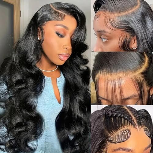 Sunelk Body Wave Lace Front Wigs Human Hair 20 INCH