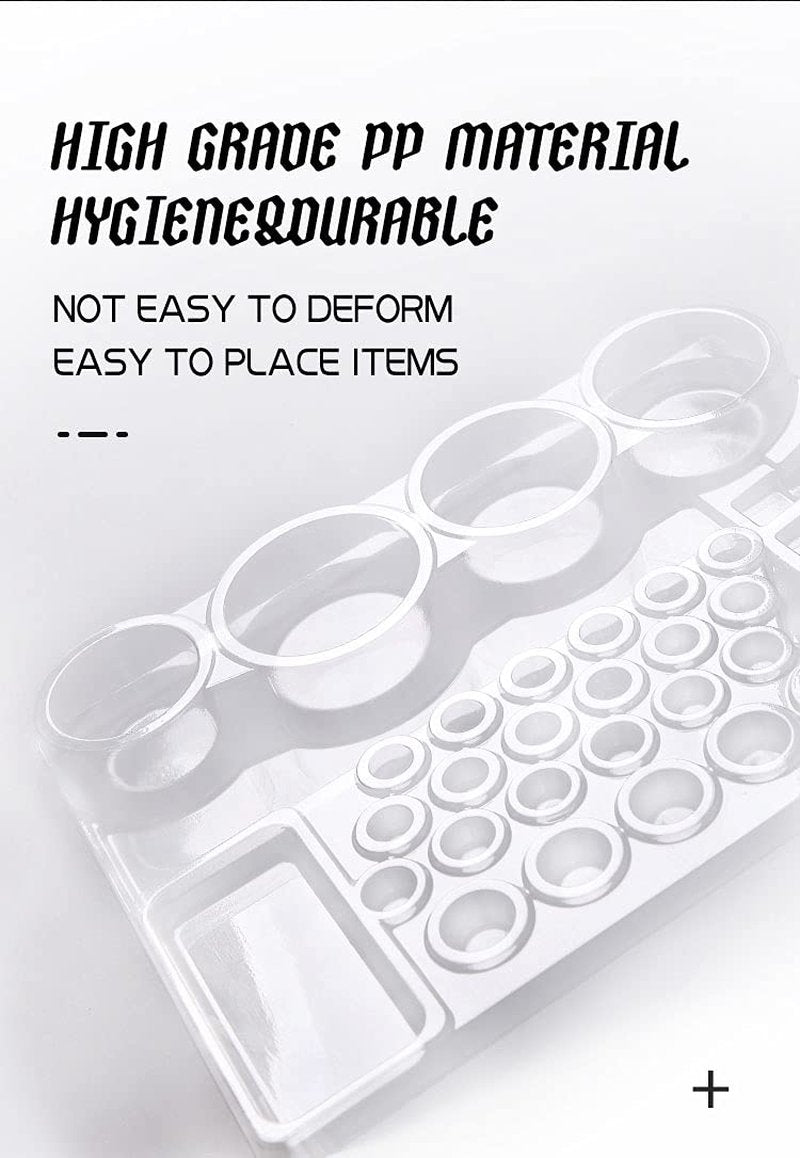 FENGTECH Disposable Ink Cup Tray Cartridge Holder Pigment (24 Pack)