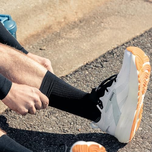 OS1st FS4 Crew length Plantar Fasciitis Socks for relief from heel and arch pain, swelling, and painful plantar fasciitis