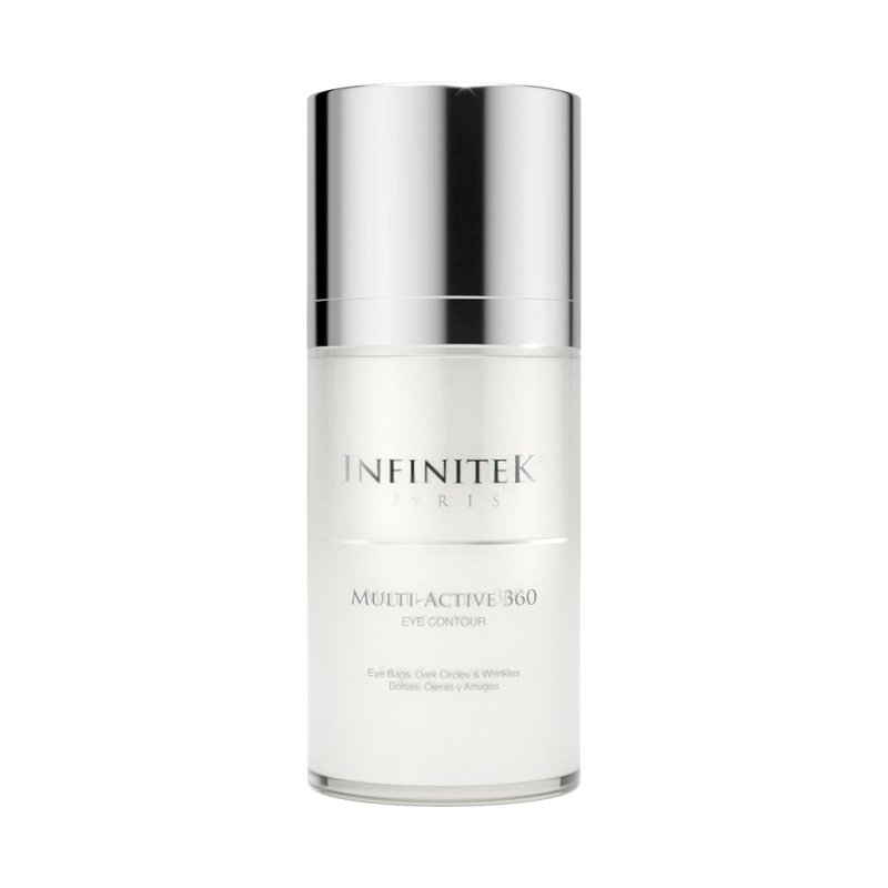 Infinitek Paris Multi-Active 360 Eye Cream | With Caffeine 3%, Retinol & Hyaluronic Acid | Under Eye Cream to Hydrate, Brighten & Reduce Dark Circles, Puffiness, and Fine Lines | 0.50 fl oz / 15 ml
