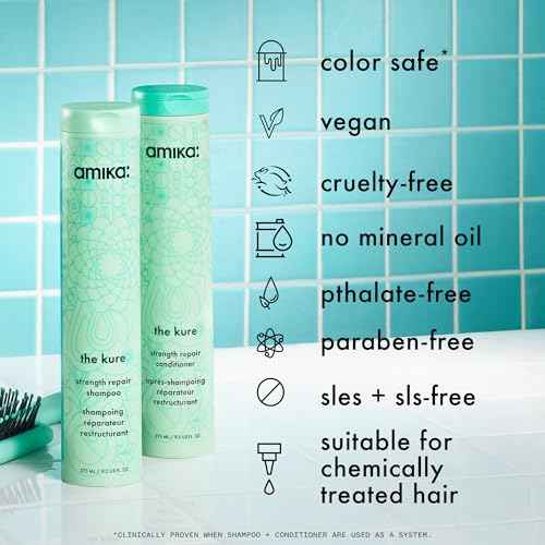 amika the kure strength repair conditioner, 1000ml