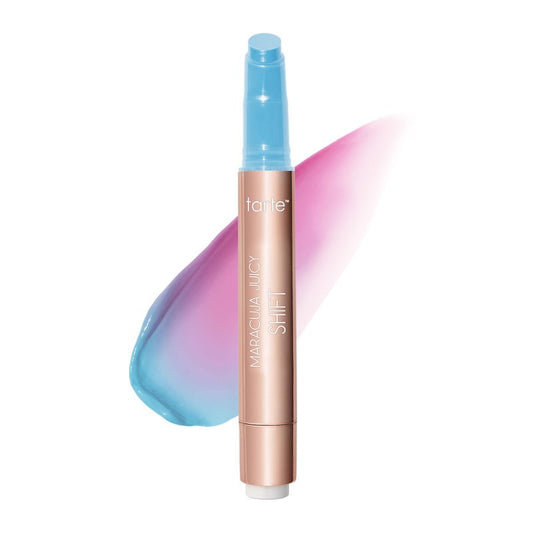 tarte maracuja juicy lip shift – Hydrating & Volumizing Lip Plumper Gloss Balm, Hyaluronic Acid, pH-Powered Plumping Lipgloss, High Shine Finish, Vegan & Cruelty-Free, full size, blueberry