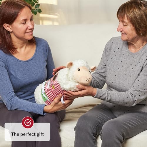 Fidget Muff and Blanket for Elderly | Fidget Blanket for Dementia | Sensory Blanket & Toy | Dementia Products for Elderly | Activities for Alzheimer's or Dementia | ODOXIA Fidget muff (White)