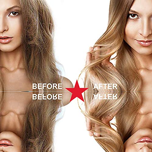 Gold Series Brazilian Keratin Hair Treatment Blowout Smoothing Straightening Hair Professional Salon Grade Long Lasting Natural Organic Results (Large 4 pc set)