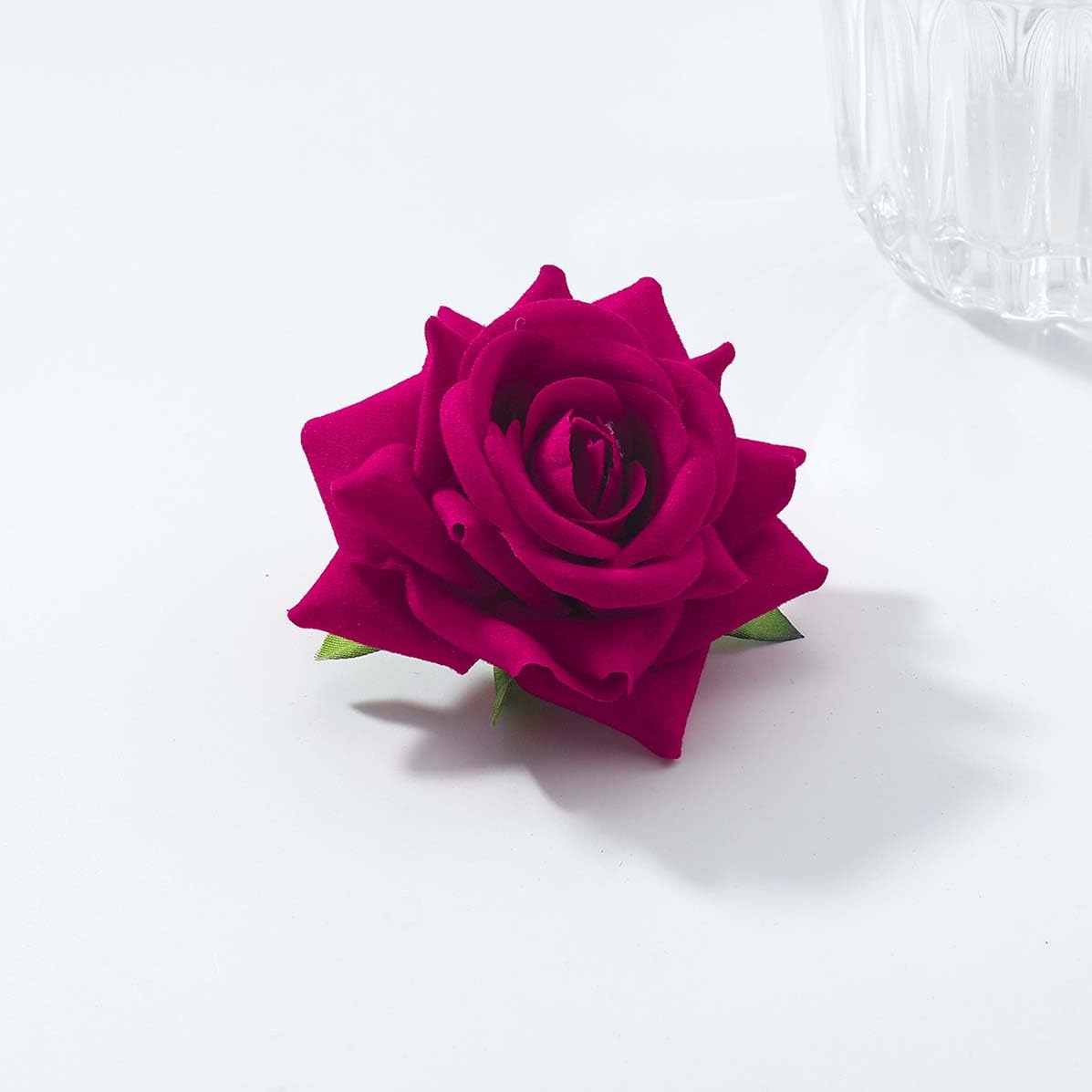 ALRNBY Rose Earrings for Women Flower Earrings Red White Purple Floral Earring Big Stud Prom Jewelry Alt Elegant Jewelry Wedding Bridal Bridesmaid (Purple)
