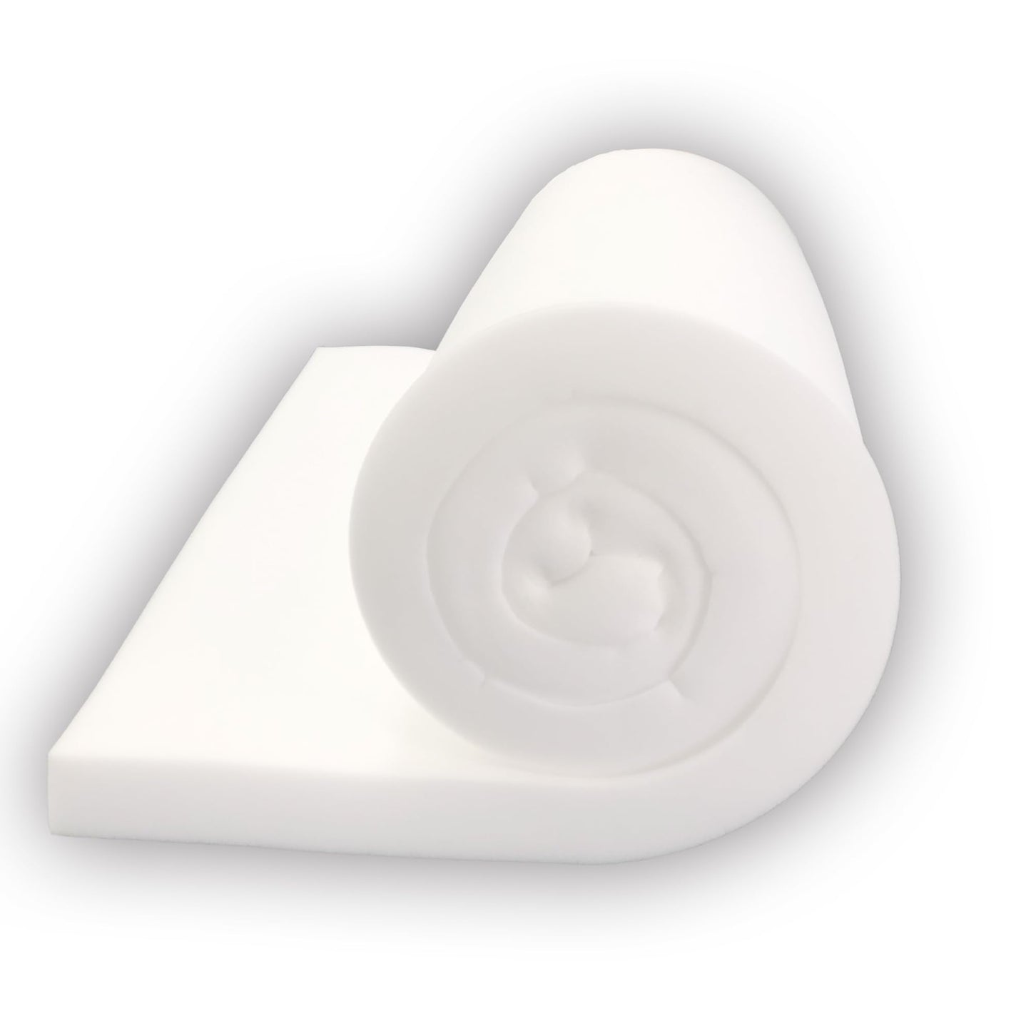 FOAMYFOAM 2Pack High Density 4 inch Thick, 24 inch Wide, 72 inch Long Upholstery Foam, Cushion Replacement