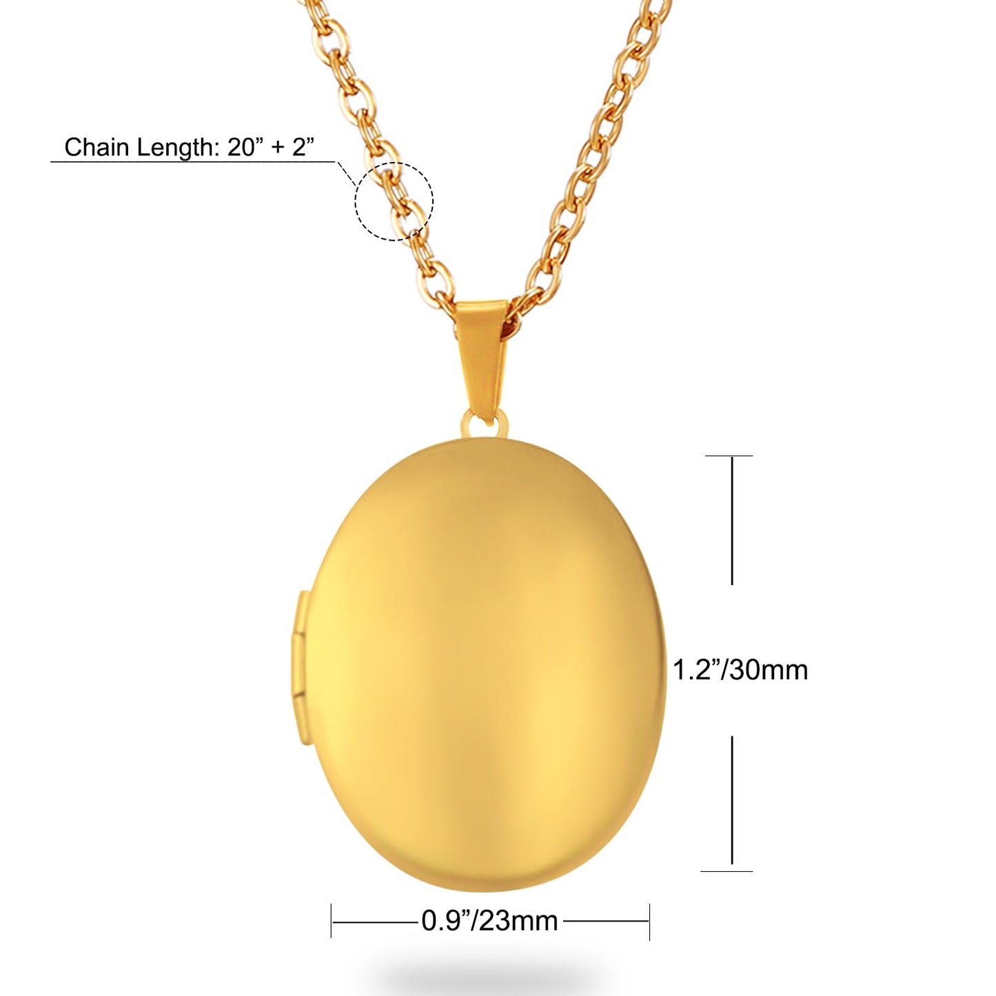 PHOCKSIN Gold Oval Locket Necklace 12 Birth Flowers Personalized Necklace that Holds Pictures Customized Gifts Locket Necklaces for Birthday