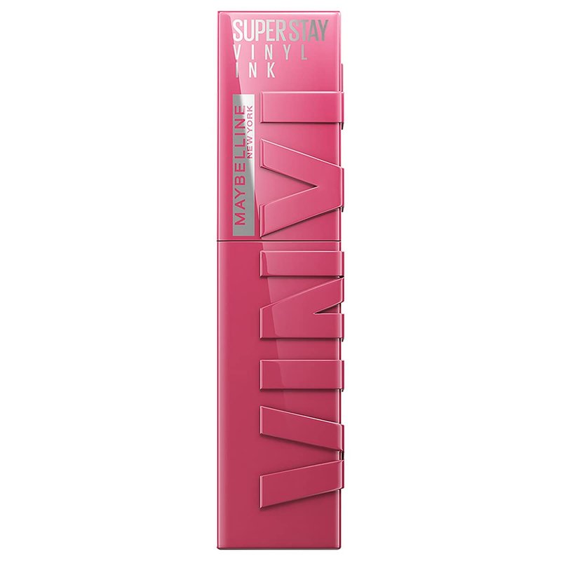 Maybelline Super Stay Vinyl Ink Longwear No-Budge Liquid Lipcolor Makeup Bundle with Peachy 0.14 fl oz and Coy 0.14 fl oz