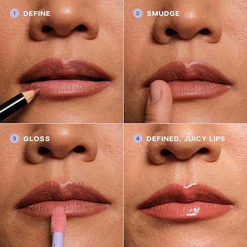 Saie Lip Liner 101 - Lip Pencil Made with a Creamy, Soft Matte Formula for a Naturally Framed or Fully Filled Look - Supercharged with Shea Butter & Jojoba Oil - Wink (.05 oz)