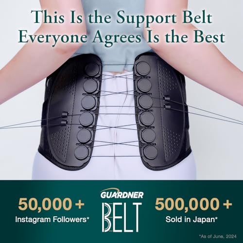 Lumbar Support Back Brace (Official) - Enhances Comfort, Breathable Design, Lower Back Belt, Posture and Spine Support (XL size, 38-45 in)